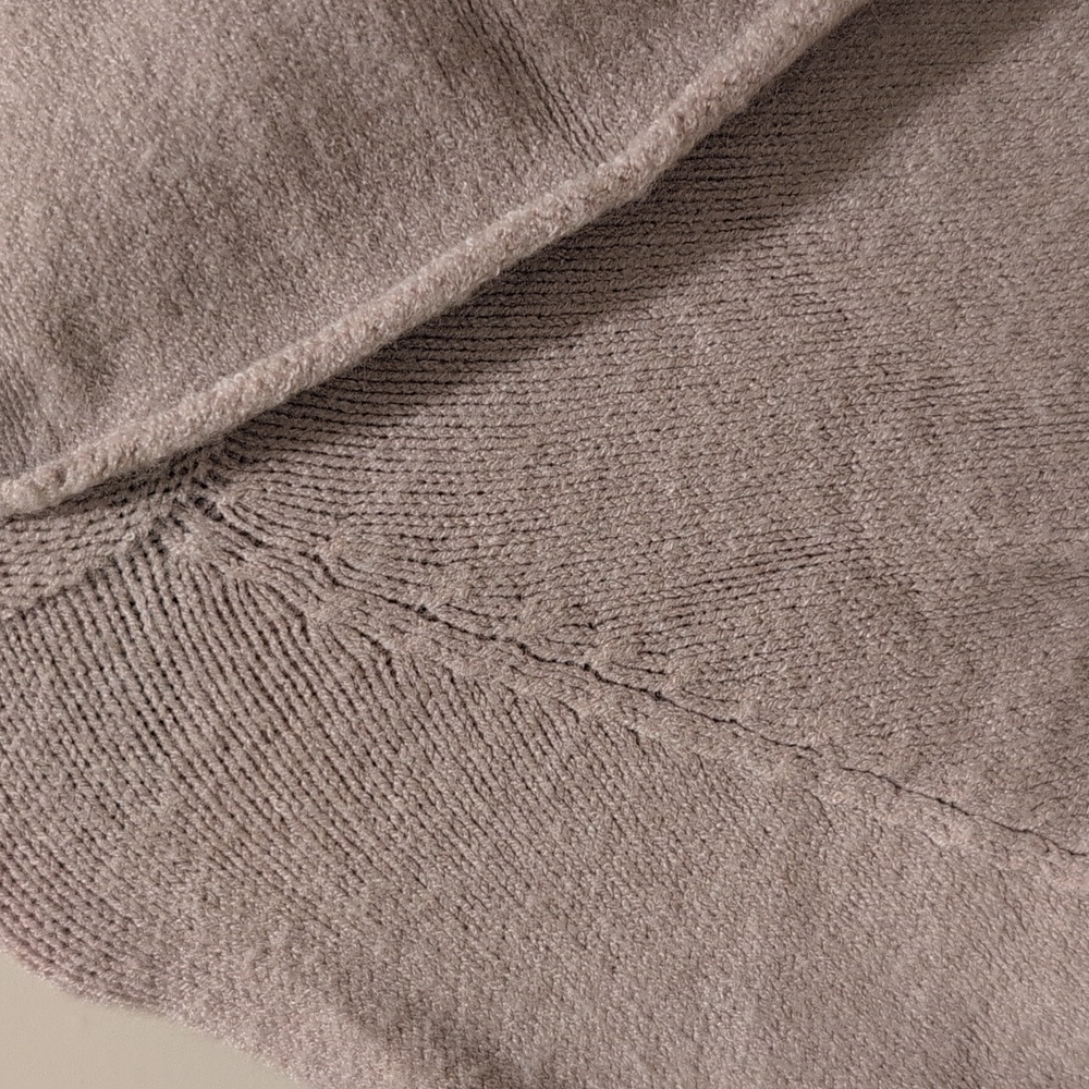 Italian Cozy Tan Women's Cowl Neck Sweater - Picture 3 of 8